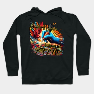 Daylight Moon Tattoo Gulfport MS Hoodie